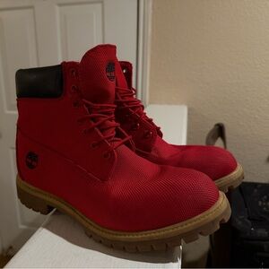 Timberland Red Boots